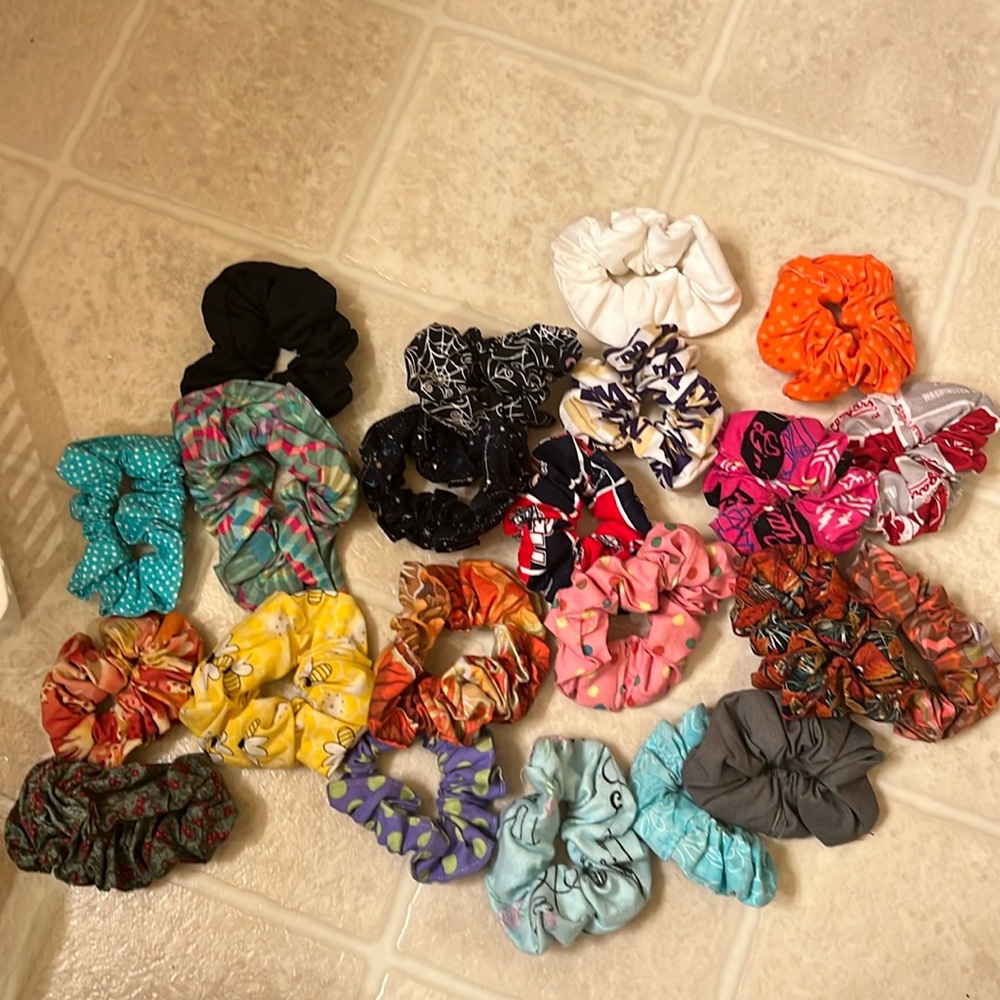 Handmade scrunchies